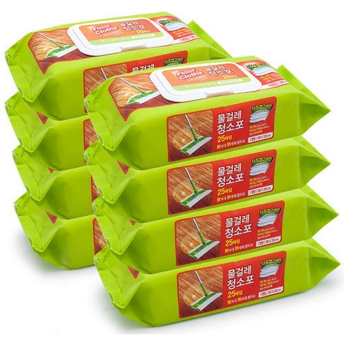 샤인 고급형 물걸레 청소포 대형 25매 (8개)_이미지
