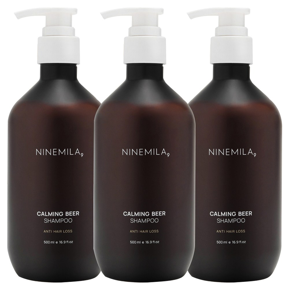 나인밀라 카밍비어 맥주효모 탈모샴푸 500ml