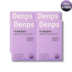 덴프스 마그네슘 솔루션 2g 30포 (4개)