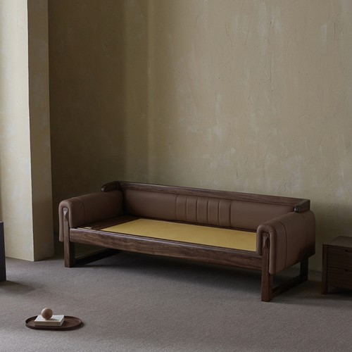 장수돌침대 다하스 1340P 고재 흙소파 MS (황토흙)_이미지