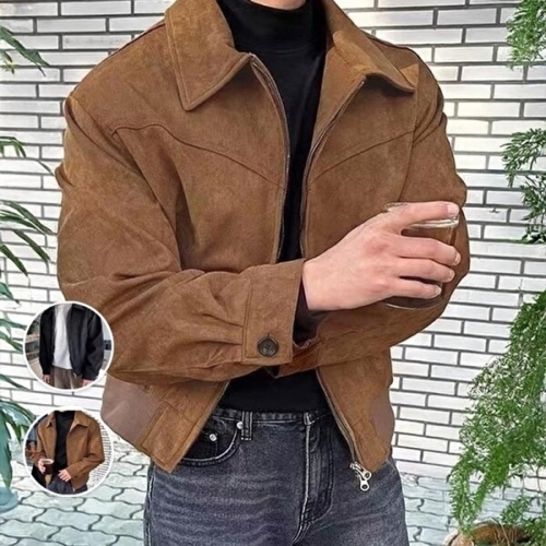 셀러허브 써니패션 남성 2컬러 스웨이드 블루종자켓 47225328_이미지