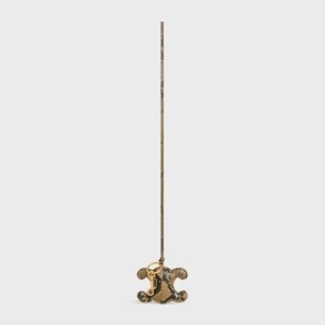 ������ Ű�� 49J384FO8.02VG TRIOMPHE pom-pom keyring in PYTHON with Gold Finis..