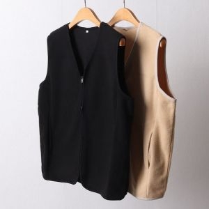위쉬몰 빅사이즈사랑해요 7553L111 후리스 베스트 집업 WW