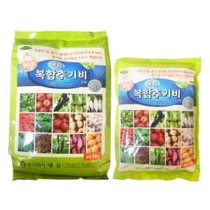 대유 복합추비기 1kg 3kg 복합비료 질소 인산 칼리 과실증대 색깔발현 토양장해 텃밭_이미지