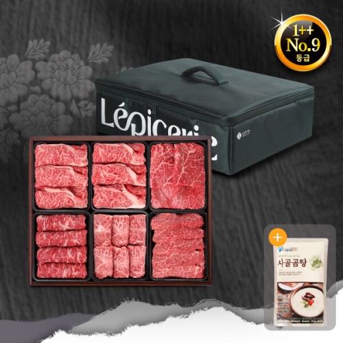 1++9등급 한우 투뿔넘버9 특선1호세트 2.4kg