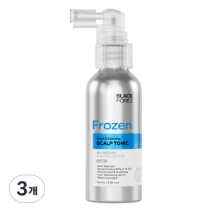 애경 블랙포레 프로즌 쿨 앤 진정 두피 토닉 100ml (3개)