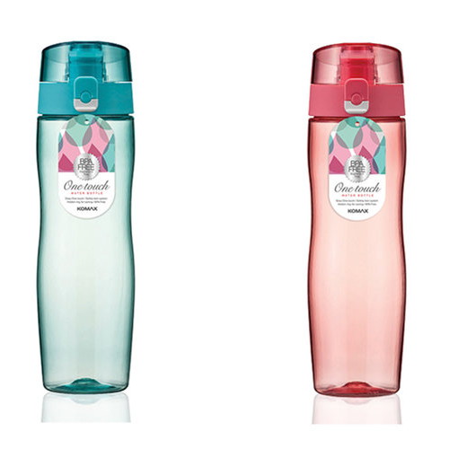 코멕스 원터치 물병 650ml (핑크)_이미지