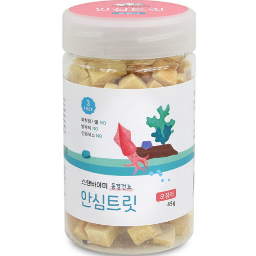 스탠바이미 동결건조 안심트릿 오징어 45g (1개)_이미지