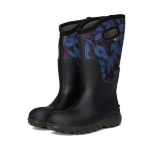 보그스 우먼 클래식 Seamless 톨 아웃라인 Leaves 블랙 멀티 808732