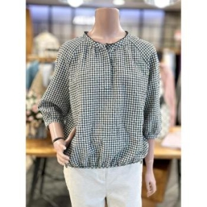 세이브존01 페미닌 셔링 블라우스 A5M3B479 S33434546