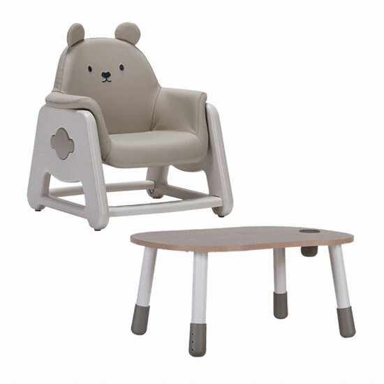 리바트 뚜뚜 높이조절 아이 책상 의자 세트 병아리베어 (780x560)_이미지