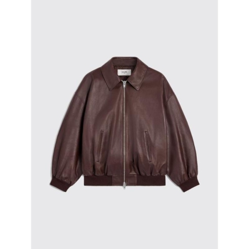 셀린느 카프스킨 테디 자켓 RV14D599E 19CO BROWN
