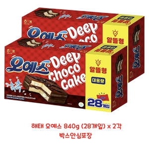 해태제과 오예스 28개입 840g (2개)