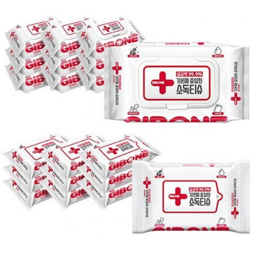 기본에 손세정 전용티슈 캡형 60매 + 리필형 20매