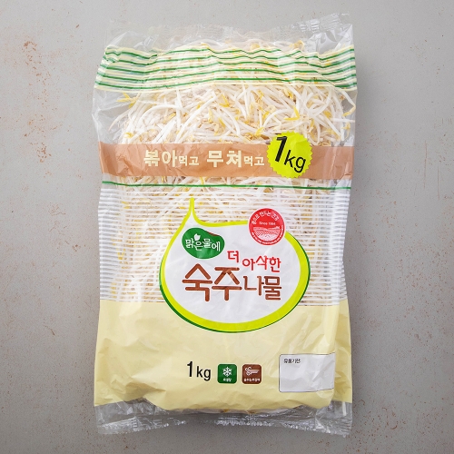더 아삭한 숙주나물 1kg 1개