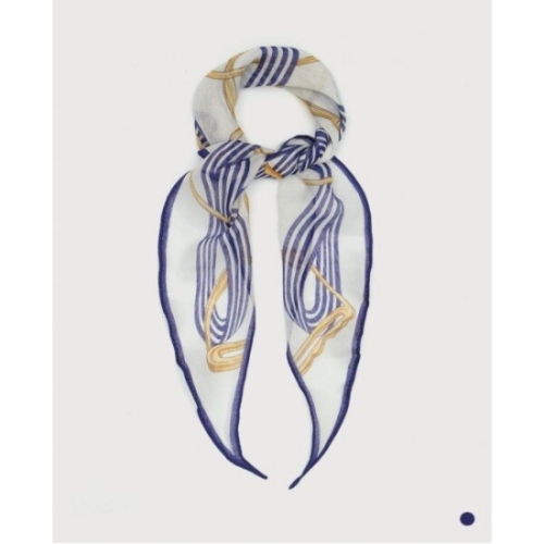 올리비아로렌 리본체인 그래픽 스카프 VYCXF5Y3321_이미지