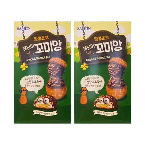 삼진식품 땅콩초코 못난이 꼬미앙 216g (2개)_이미지