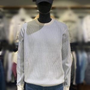 버커루 남성 이중컬러 니트티셔츠 BKR24A300KT