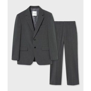 넌블랭크 NONBLANK CARREMAN 세미 오버 핏 셋업 수트_GREY NI-BS022492-40, NI-PS022492-40 .._이미지