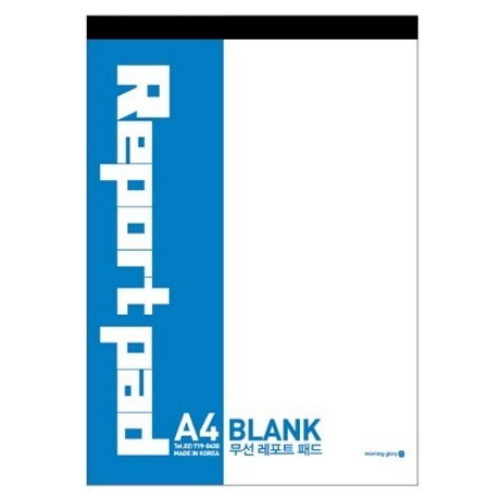모닝글로리 2000 A4 레포트 패드 무선 (1개)_이미지