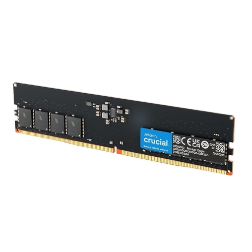 크루셜 RAM 16GB 키트 2x8GB DDR5 4800MHz CL40 데스크탑 메모리 CT2K8G48C40U5