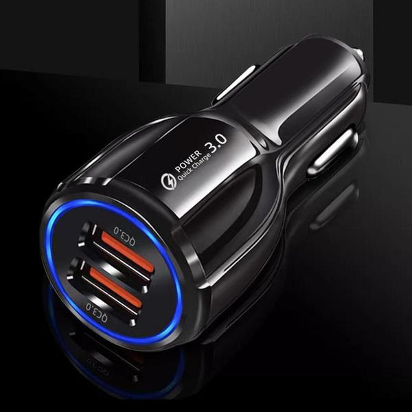 오토제니스 QC 3.0 듀얼포트 차량용 시거잭 충전기