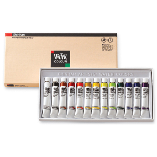신한화구 전문가용 수채화물감 7.5ml (13색)