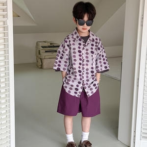 베이비맥스 리쉬 도트 반팔 상하복 세트 R14322