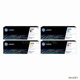 <b>HP</b> 정품 206X (W2110X, W2111X, W2112X, W2113X) 4색 세트