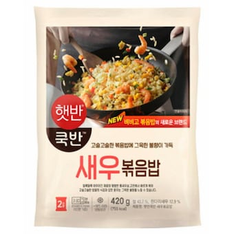 CJ제일제당 햇반 쿡반 새우볶음밥 420g