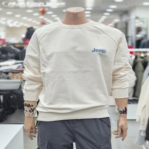 JEEP 남녀공용 스몰로고 나그랑 맨투맨 GL5TSU831IV