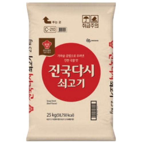 청정원 쇠고기 진국다시 25kg (1개)_이미지