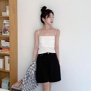 셀러허브 패션 VY 여자 여름 소프트 크롭 끈나시_WT31098