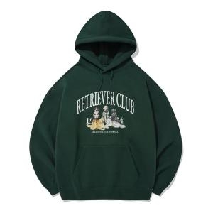 리트리버클럽 RETRIEVER CLUB FRIENDS HOODIE GREEN RC1FTO406GN 115225