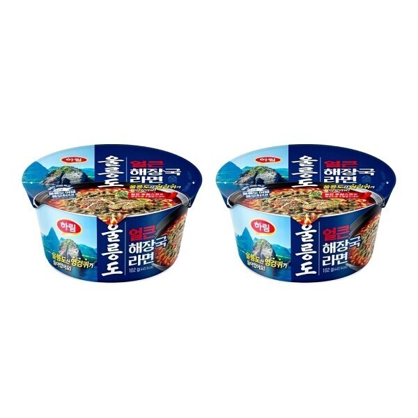 하림 울릉도 얼큰해장국라면 110g (2개)_이미지
