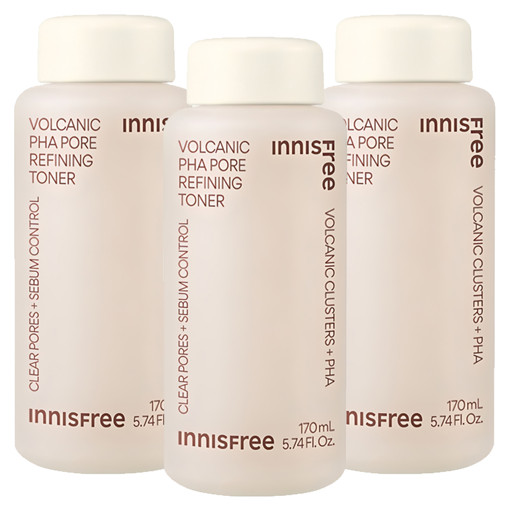 이니스프리 화산송이 파하 모공 매끈결 토너 170ml (3개)_이미지