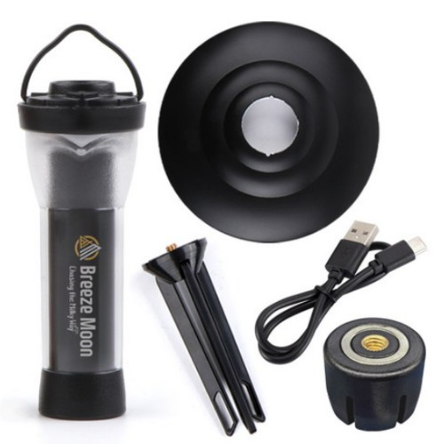 브리즈문 블제로 투웨이 랜턴 골제로 쉐이드 삼각대 세트 모던 블랙 (1개)_이미지