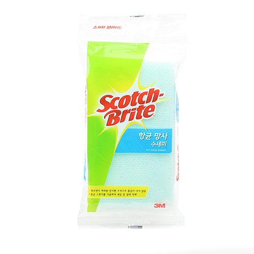 3M 스카치브라이트 항균망사 수세미 NET-1 (3개)_이미지