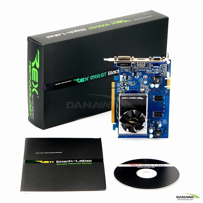Rextech 블랙라벨 지포스 9500GT D3 256MB 쿨러마스터_이미지