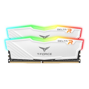TeamGroup T-Force <b>DDR4</b>-<b>3200</b> CL16-20-20 Delta RGB 화이트 패키지 서린