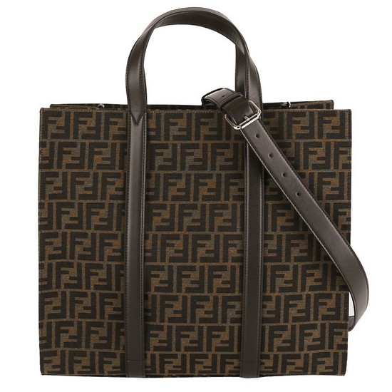 펜디 FF 자카드 모노그램 패브릭 토트백 7VA390 AG0M F19KW