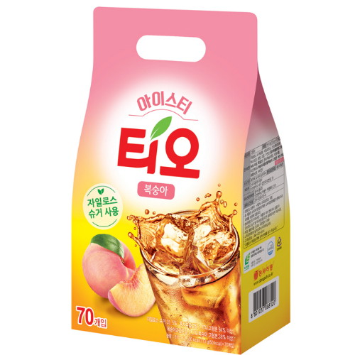 동서식품 티오 아이스티 복숭아맛 70T (1개)_이미지