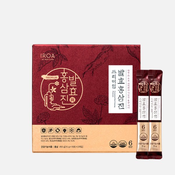 이로아 발효홍삼진 프리미엄 15g 30포