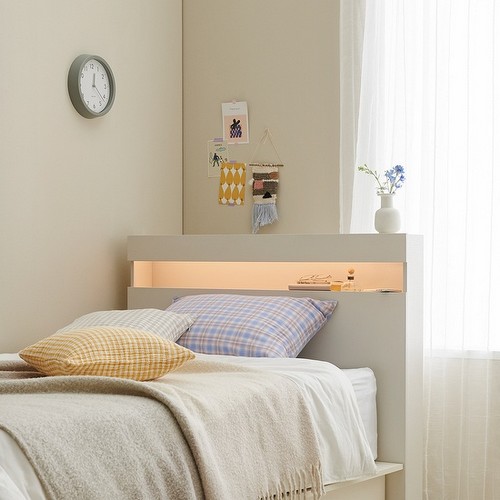 한샘 클로즈 서랍형 LED침대 SS (노뜨컴포트독립)_이미지