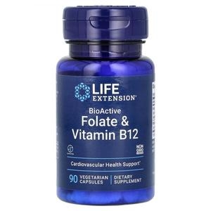 라이프익스텐션 BioActive 엽산 및 비타민B12 90캡슐 (1개)_이미지