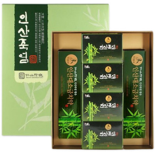 성원제약 인산대소금치약 160g x 2개 + 인삼죽염비누 x 4개 선물세트 (1세트)_이미지