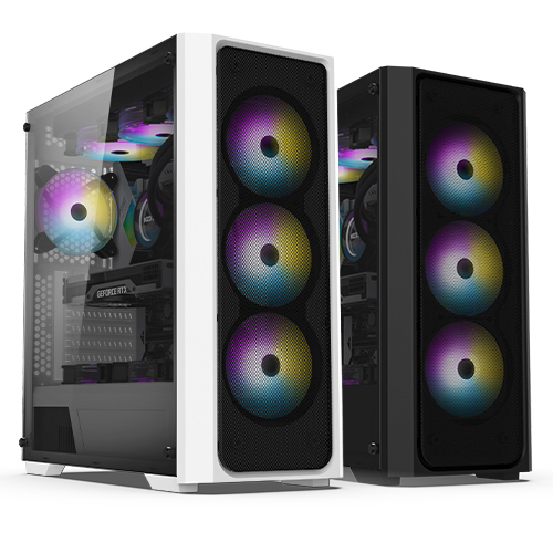 BRAVOTEC SWORD S830 RGB 타이탄 글래스 (블랙)_이미지