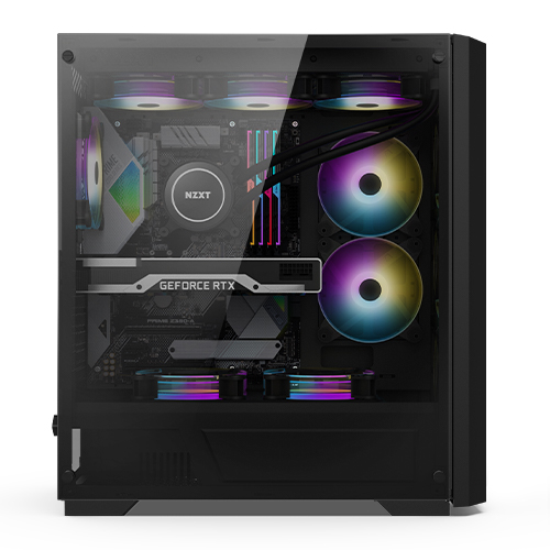 BRAVOTEC SWORD S830 RGB 타이탄 글래스 (블랙)_이미지