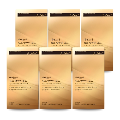 여에스더 실크 알부민 골드 20ml 14포 (6개)_이미지