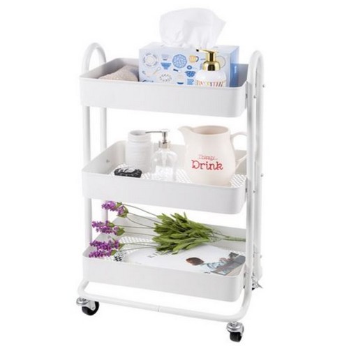 쿠팡 코멧 홈 이동식 메탈 3단 트롤리